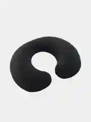 Черный intex Подушка надувная дорожная 36*30*10/ под шею/ для путешествий/ для шеи/автомобильная