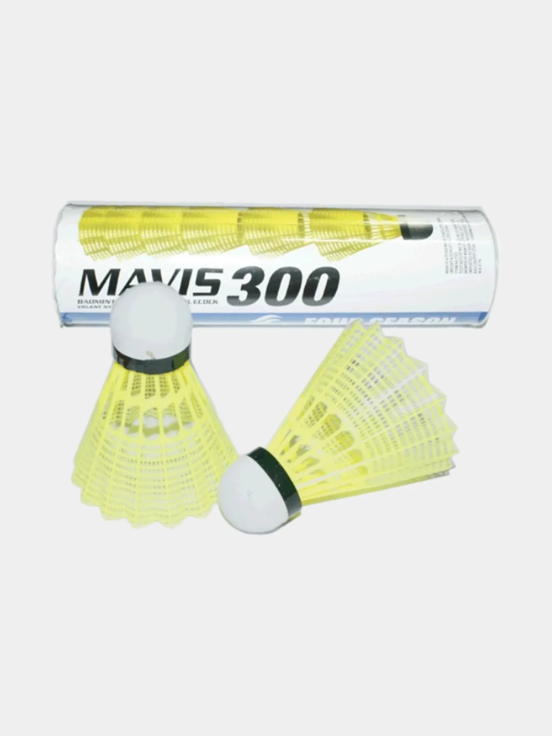 Волан пластиковый, 6 штук в тубе: M-300, М-350, М-500