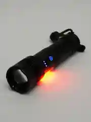Походный тактический мощный фонарь XHP70 с powerbank