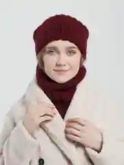 Комплект женский зимний шапка+снуд Жасмин