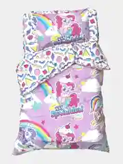 Коралловый меланж комплект постельного белья, подростковое, 1.5-спальный, хлопок, бязь/поплин