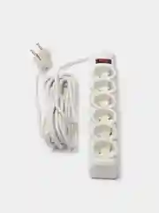 Сетевой фильтр Defender DFS 155 5 м, белый, 6 розеток