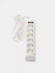Сетевой фильтр Defender DFS 151 1,8 м, белый, 6 розеток