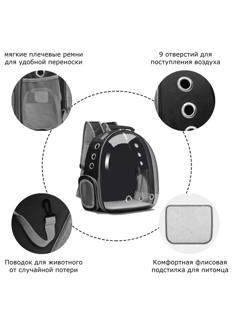 Синий переноска для животных