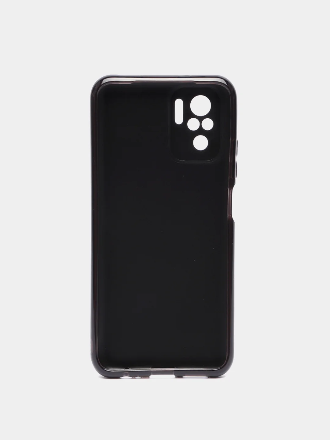 Угольный чехол Xiaomi Redmi Note 10 / Redmi Note 10S / Poco M5s блестящий с защитой камеры