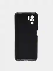 Угольный чехол Xiaomi Redmi Note 10 / Redmi Note 10S / Poco M5s блестящий с защитой камеры