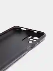 Угольный чехол Xiaomi Redmi Note 10 / Redmi Note 10S / Poco M5s блестящий с защитой камеры