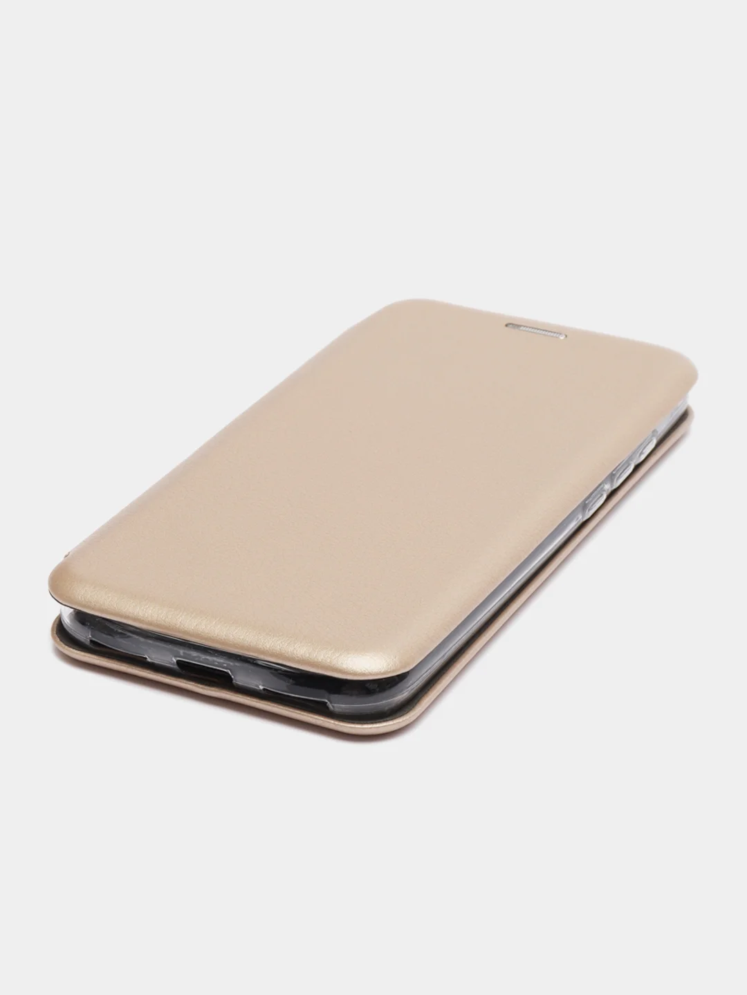 Золотой чехол-книжка на Xiaomi Redmi 7A, Сяоми Редм