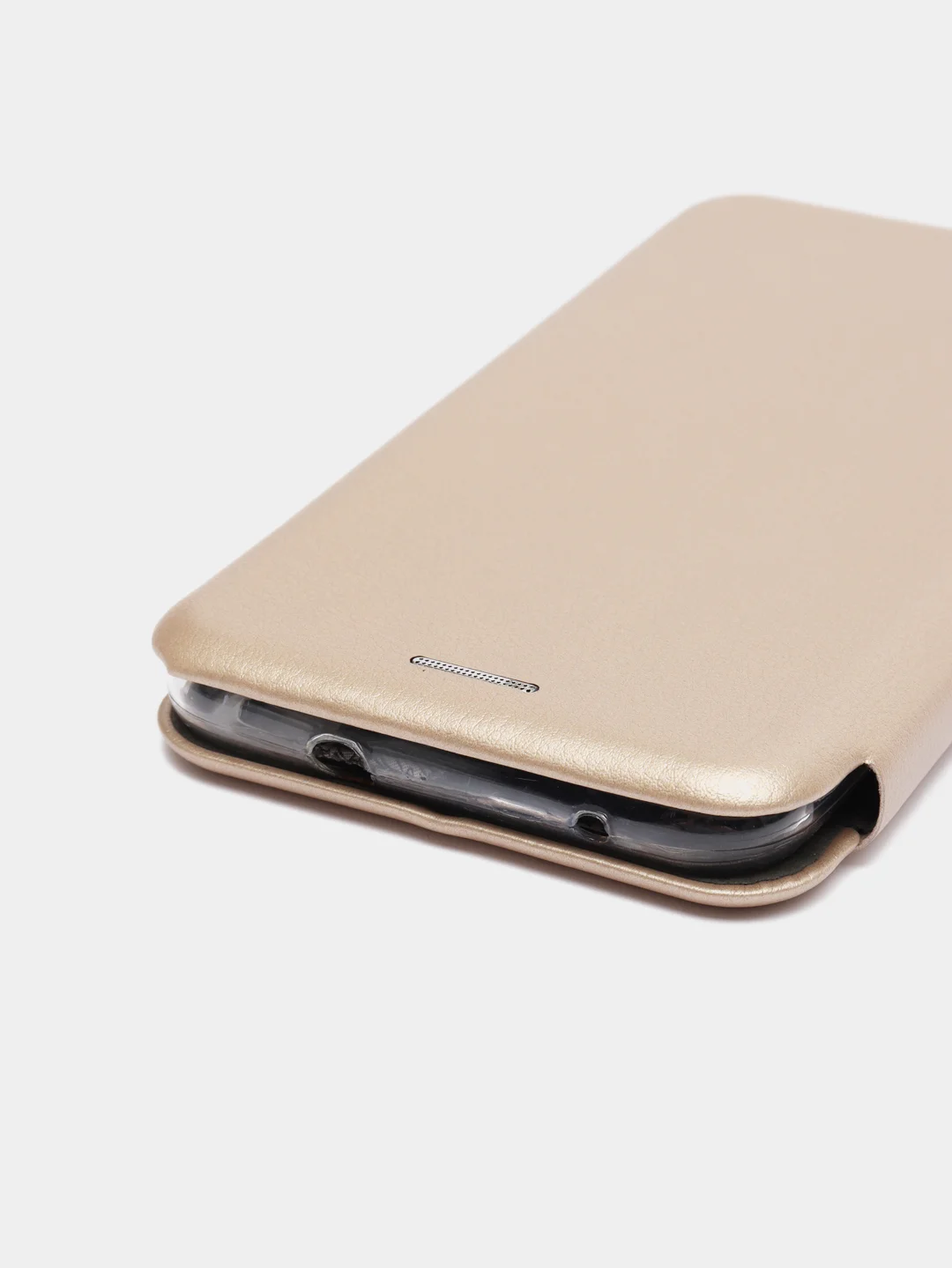 Золотой чехол-книжка на Xiaomi Redmi 7A, Сяоми Редм