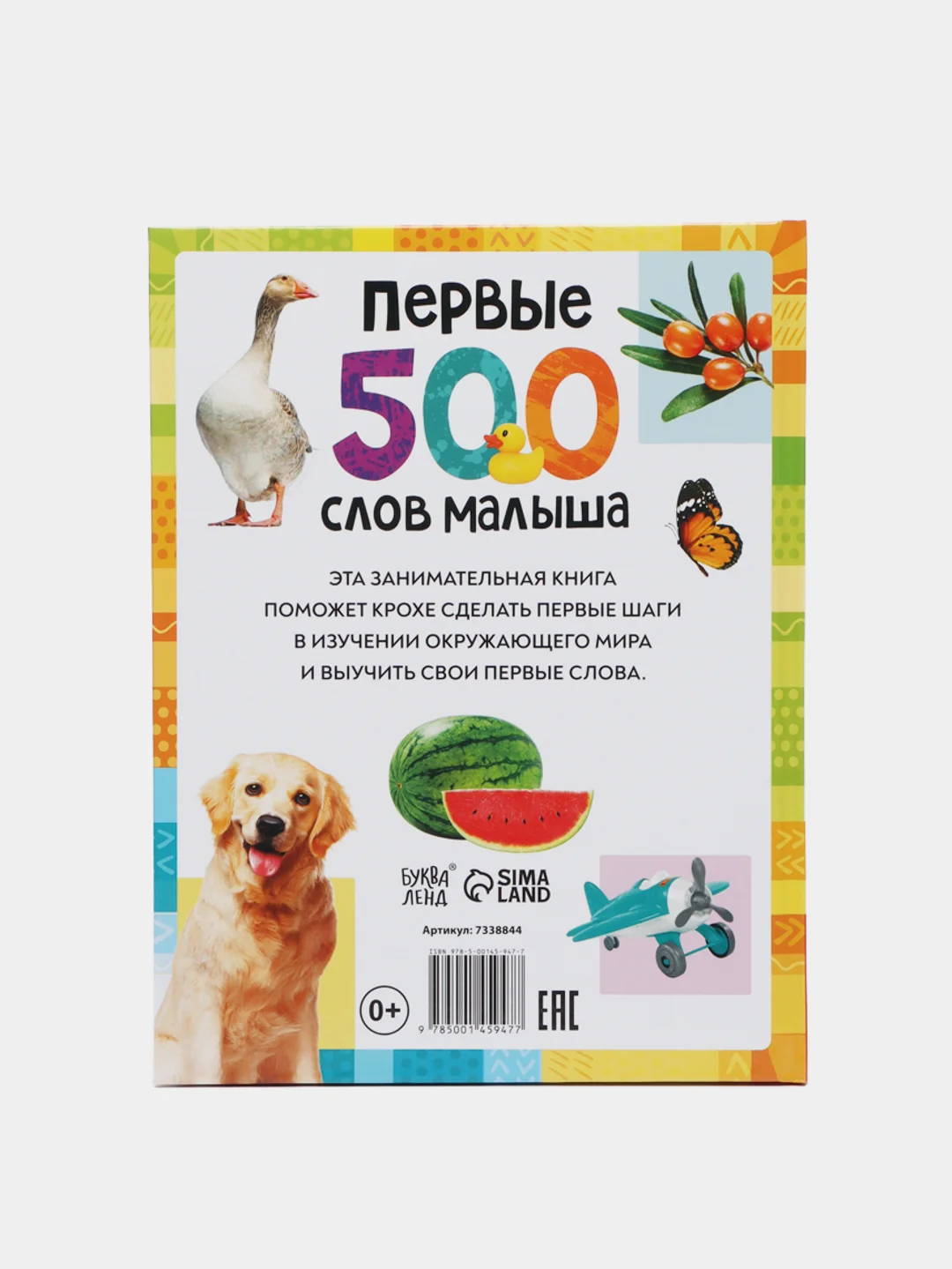 Первая книга энциклопедия малыша "Первые 500 слов малыша"