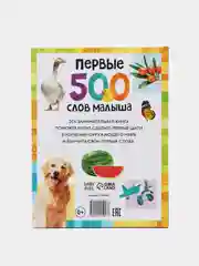 Первая книга энциклопедия малыша  "Первые 500 слов малыша"