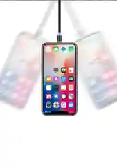 Золотой магнитный кабель зарядка 360 градусов MicroUSB, Type C, Lighting 1A