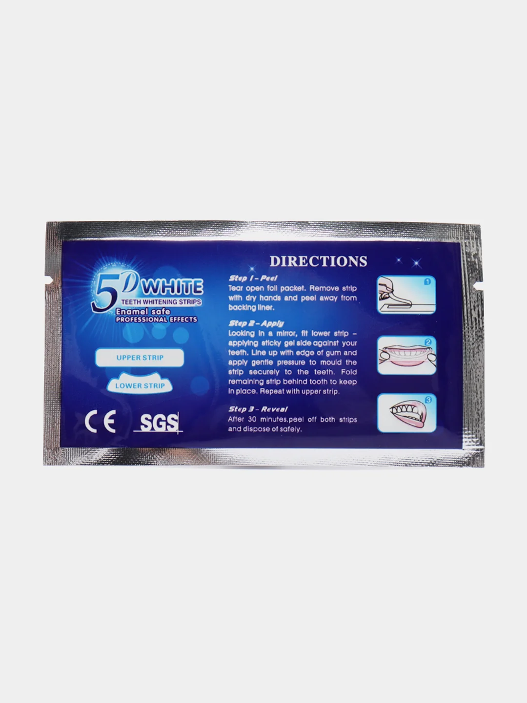 Отбеливающие полоски для зубов 5D White