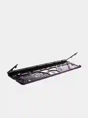 Рамка для номера автомобиля пластм с защелкой серая без надписи SKYWAY S04102002