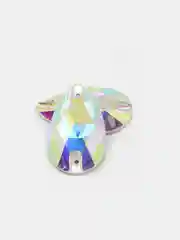 Ледяной стеклянные пришивные стразы Dongzhou Капля Crystal AB