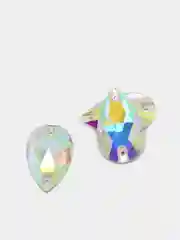 Ледяной стеклянные пришивные стразы Dongzhou Капля Crystal AB