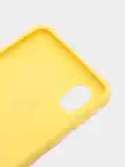 Желтый мягкий и тонкий силиконовый чехол для Samsung Galaxy A01 Core