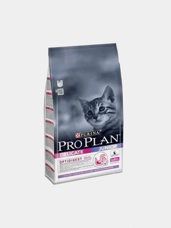 Корм PRO PLAN Delicate KITTEN OPTI DIGEST для КОТЯТ с чувств. пищ. индейкой 1,5 кг