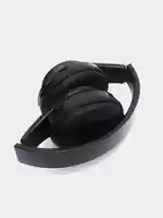 Черный полноразмерные накладные беспроводные наушники с микрофоном