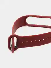 Тёмно-бордовый силиконовый ремешок для фитнес браслета Xiaomi Mi Band 5 / Mi Band 6