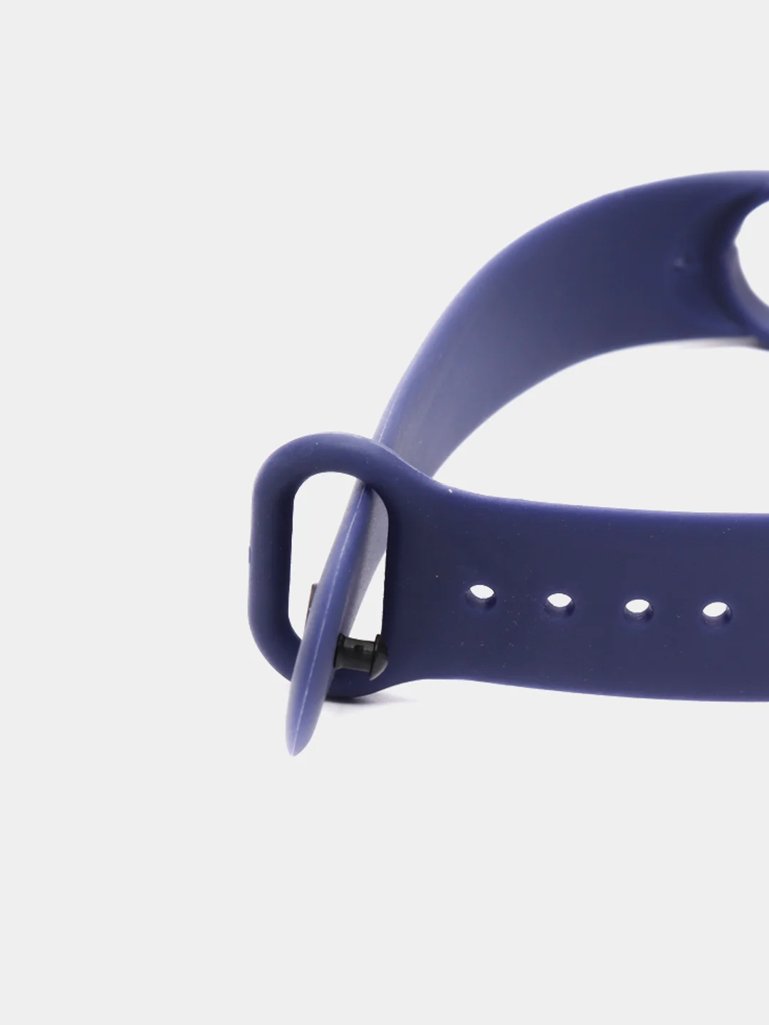 Темно-синий силиконовый ремешок для фитнес браслета Xiaomi Mi Band 5 / Mi Band 6