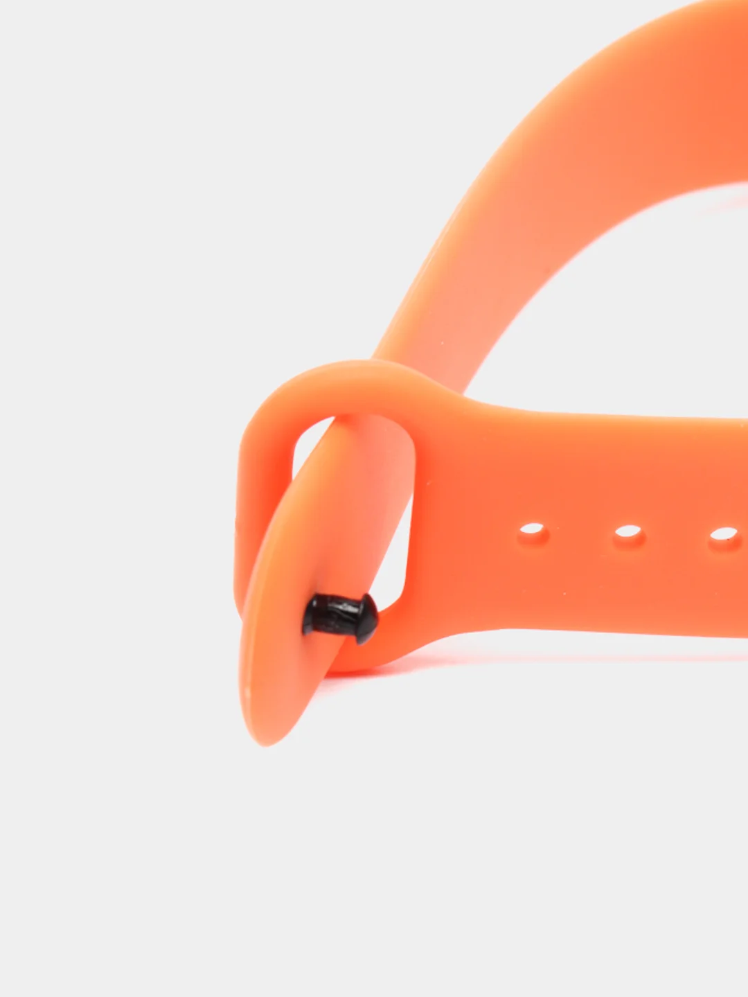 Оранжевый силиконовый ремешок для фитнес браслета Xiaomi Mi Band 5 / Mi Band 6