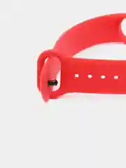 Красный силиконовый ремешок для фитнес браслета Xiaomi Mi Band 5 / Mi Band 6