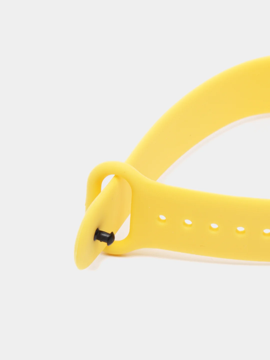 Желтый силиконовый ремешок для фитнес браслета Xiaomi Mi Band 5 / Mi Band 6