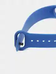 Синий силиконовый ремешок для фитнес браслета Xiaomi Mi Band 5 / Mi Band 6
