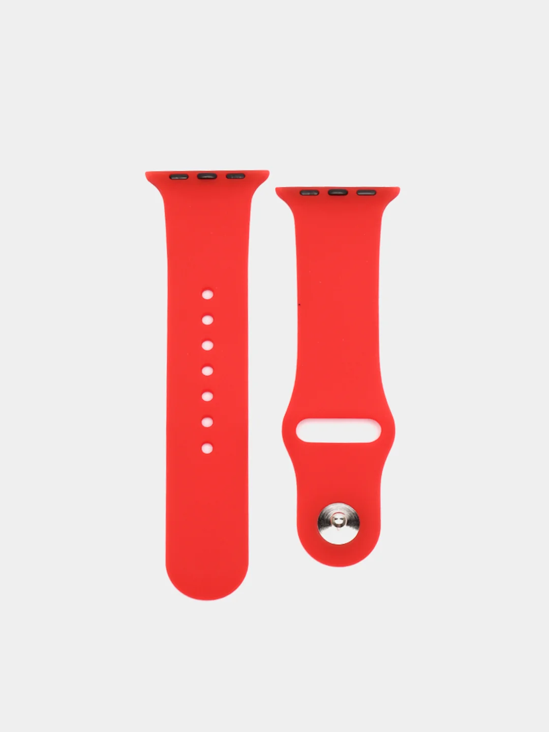 Красный силиконовый ремешок для Apple Watch на 38/40мм и 42/44 мм