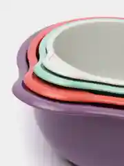 Набор ёмкостей для миксера, 4 шт: 1,4, 1,9, 2,6, 3,6 л, цвет микс