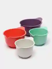 Набор ёмкостей для миксера, 4 шт: 1,4, 1,9, 2,6, 3,6 л, цвет микс