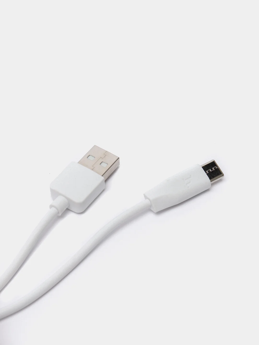 Белый кабель зарядный Hoco X1, Type-C, Micro-USB, Lightning (для iPhone и Android)