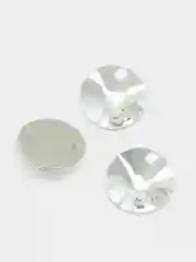 Белый стеклянные пришивные стразы Dongzhou Риволи Crystal