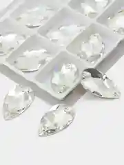 Прозрачный стеклянные пришивные стразы Dongzhou Капля Crystal