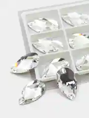 Прозрачный стеклянные пришивные стразы Dongzhou Капля Crystal