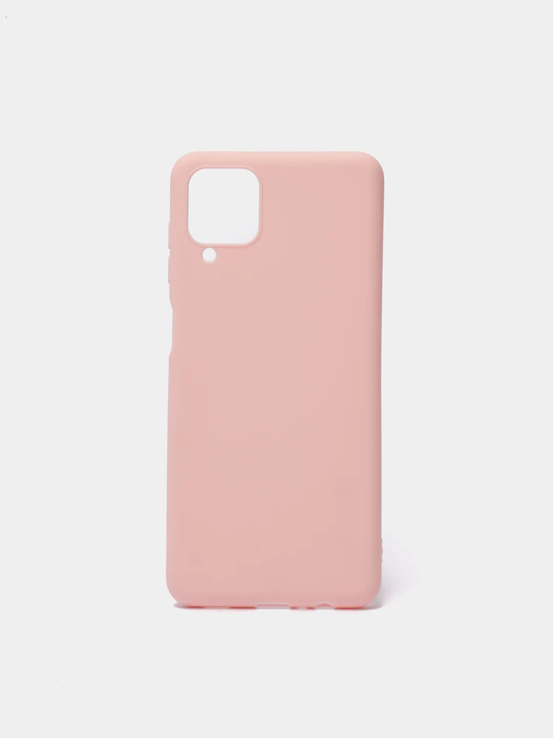 Розовый чехол для Samsung A12 / Samsung M12 цветной матовый