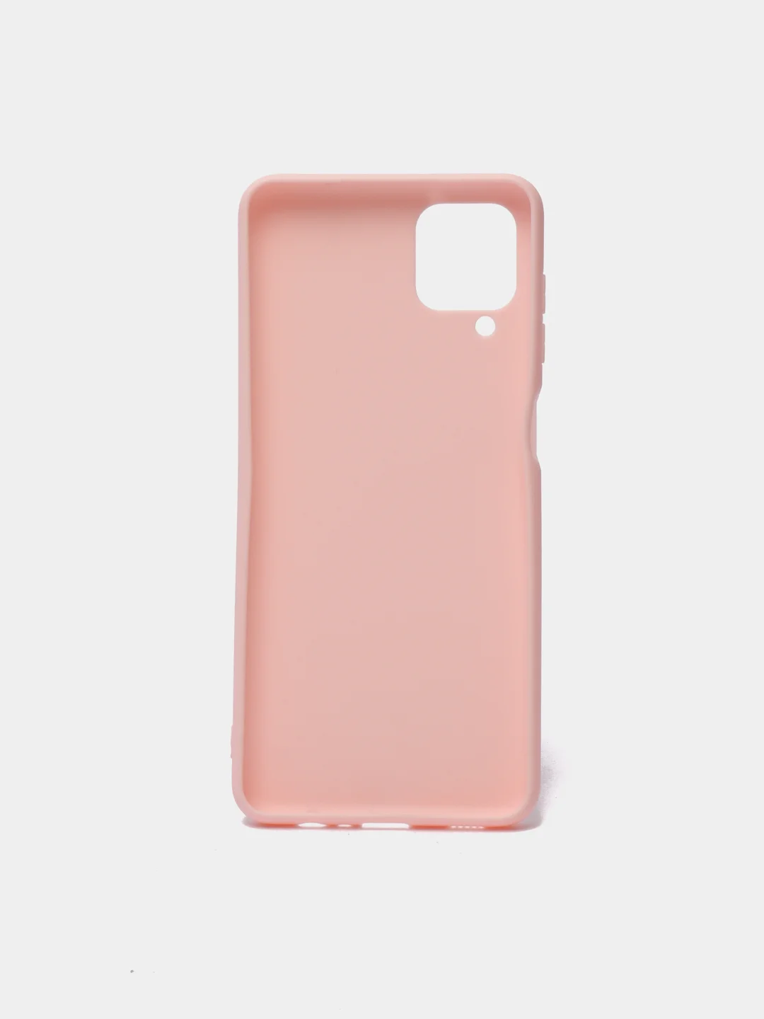 Розовый чехол для Samsung A12 / Samsung M12 цветной матовый