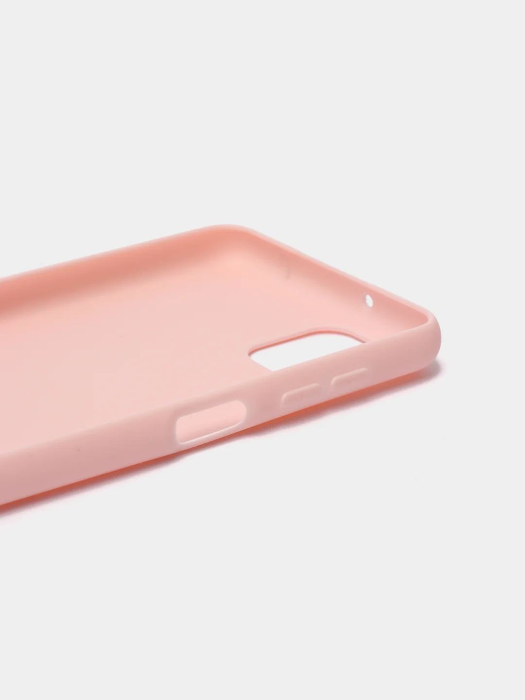 Розовый чехол для Samsung A12 / Samsung M12 цветной матовый