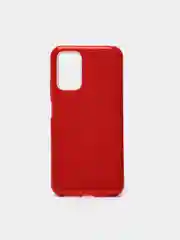 Красный чехол силиконовый с блестками для  Xiaomi Redmi 9T Противоударный чехол