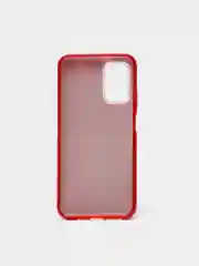 Красный чехол силиконовый с блестками для  Xiaomi Redmi 9T Противоударный чехол