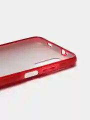 Красный чехол силиконовый с блестками для  Xiaomi Redmi 9T Противоударный чехол