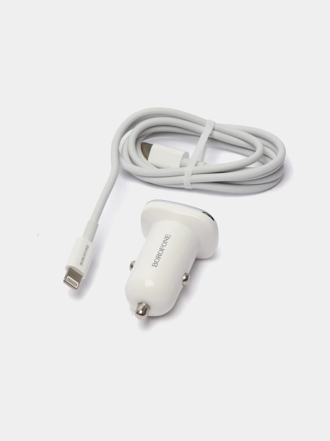 Автомобильное зарядное устройство Borofone BZ12B, Lightning - Type-C, 3.0A