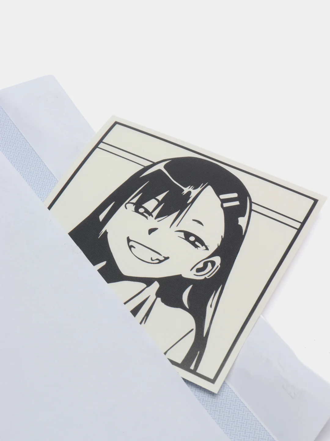 Черный nagatoro sun "Хаясе Нагаторо"- JDM sticker голографическая наклейка на авто без фона
