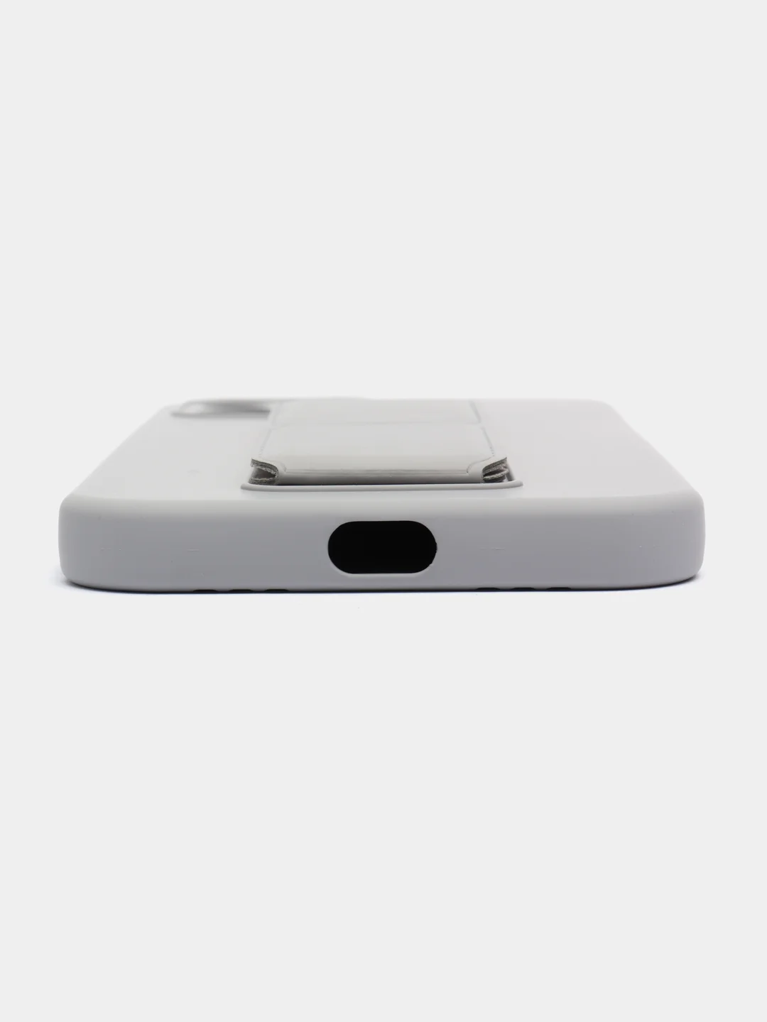 Розовый чехол для iPhone 12 / 12 Pro / 12 Pro Max, силиконовый с магнитным держателем-подставкой