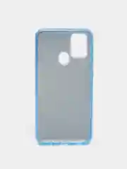 Голубой чехол Samsung Galaxy M31, Самсунг Галакси М31 блестящий сияющий