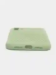 Оливковый чехол силиконовый с перфорацией для Айфон  iPhone 11 /11 Pro / 11 Pro Max / 12