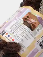 Шоколадный пряжа Alize Puffy петельки