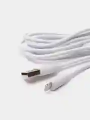 Кабель Borofone BX14 lightning 2 метра,3 метра белый