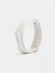 Белый силиконовый ремешок Xiaomi Mi Band 5 / Band 6